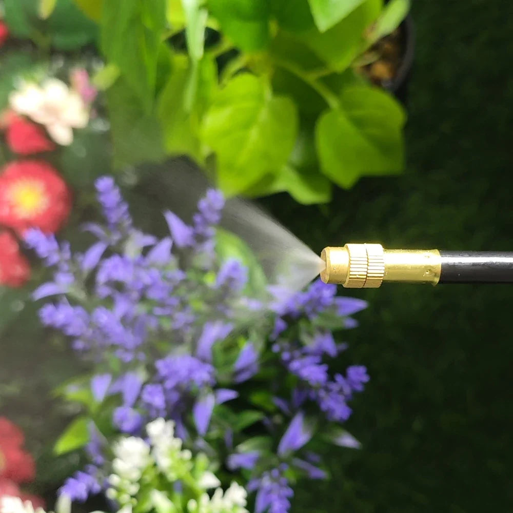 AquaBreeze misting nozzle watering plants